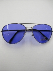 Blue Aviator Glasses  - Party Glasses Novelty Glasses